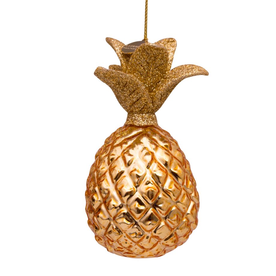 1182510100032.org  920x920 - Julepynt -Glass gold pineapple