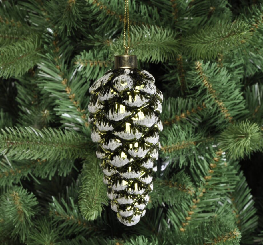 P019625 920x854 - Julepynt - Glass shaped green pinecone