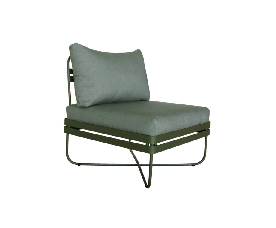 P Outdoor Sofa Bris Center wCushion DeepOlive 01 920x760 - Ygg & Lyng  - Bris modulsofa, Deep Olive